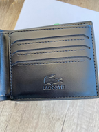 LA COSTE BLACK WALLET