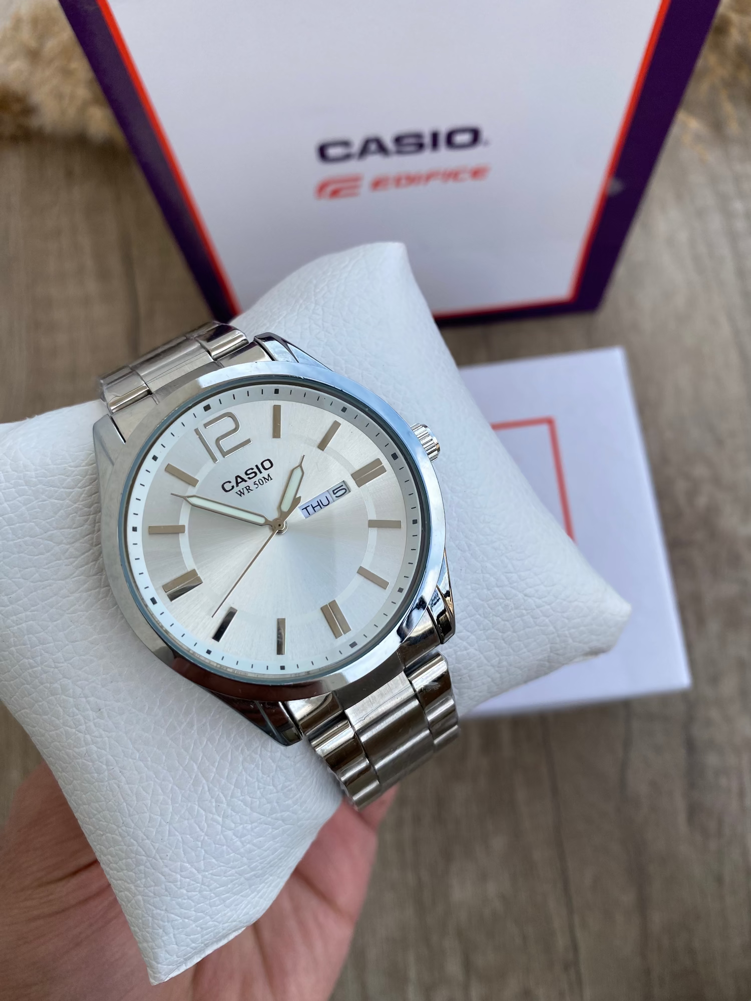CASIO WHITE DIAL