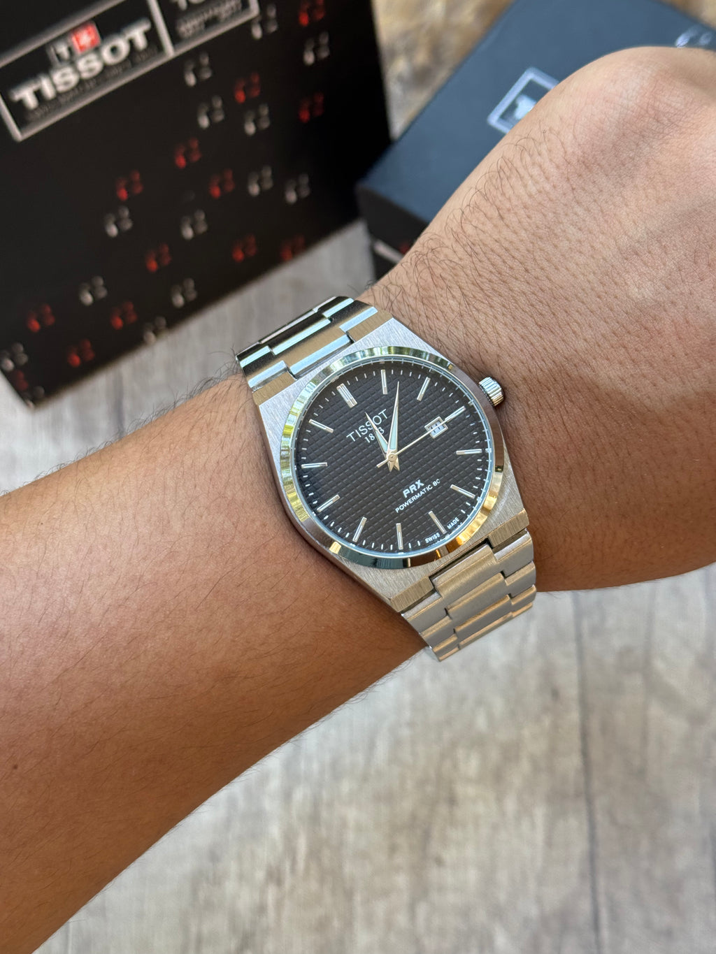 TISSOT BLACK DIAL