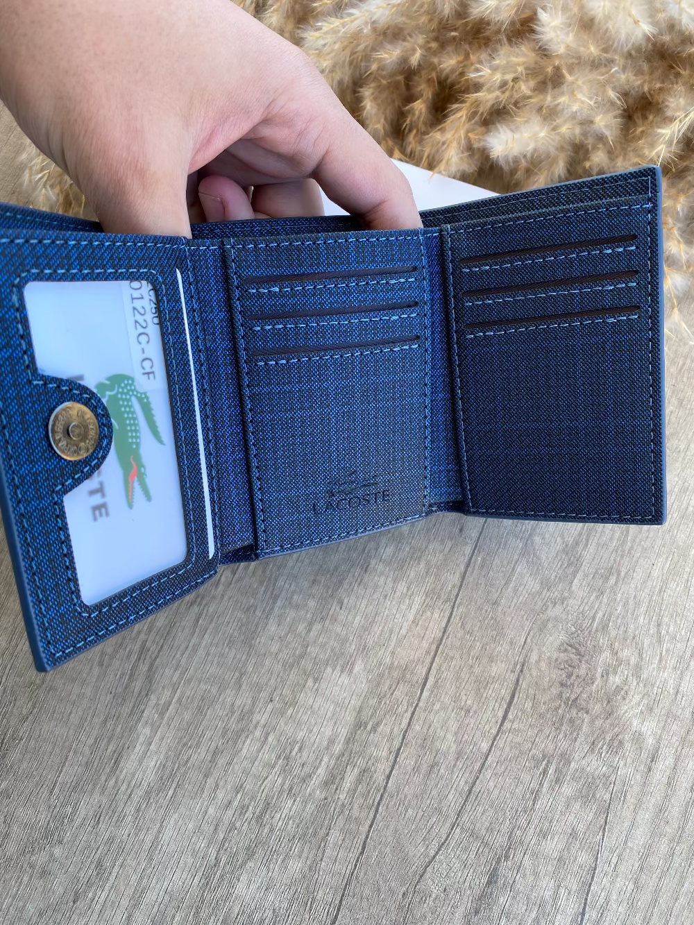 LA COSTE NAVY WALLET