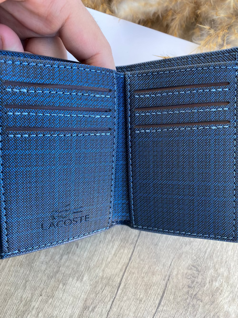 LA COSTE NAVY WALLET