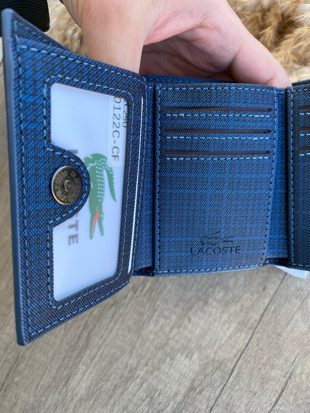 LA COSTE NAVY WALLET