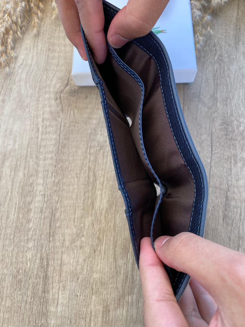 LA COSTE NAVY WALLET