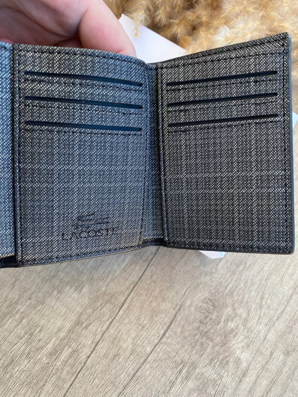 LACOSTE BLACK WALLET