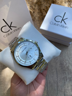 CK QUARTZ WHITE DIAL