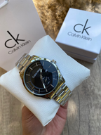 CK QUARTZ BLACK DIAL