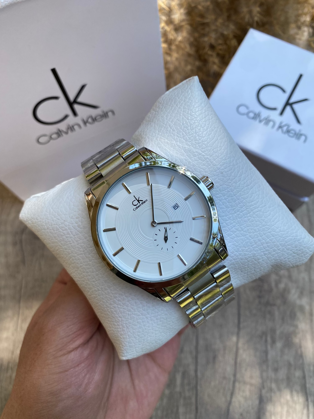 CK WHITE DIAL