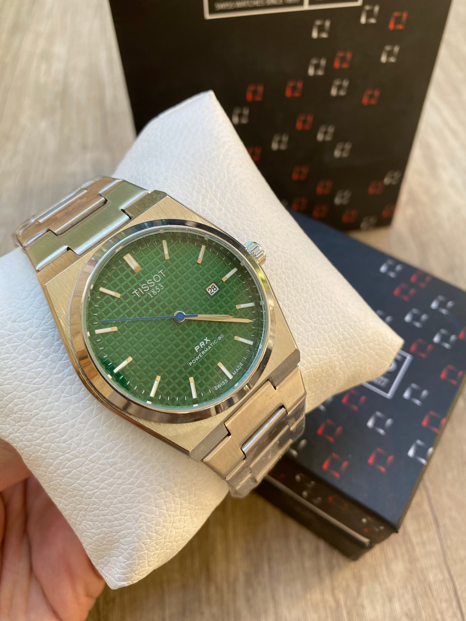 TISSOT green dial