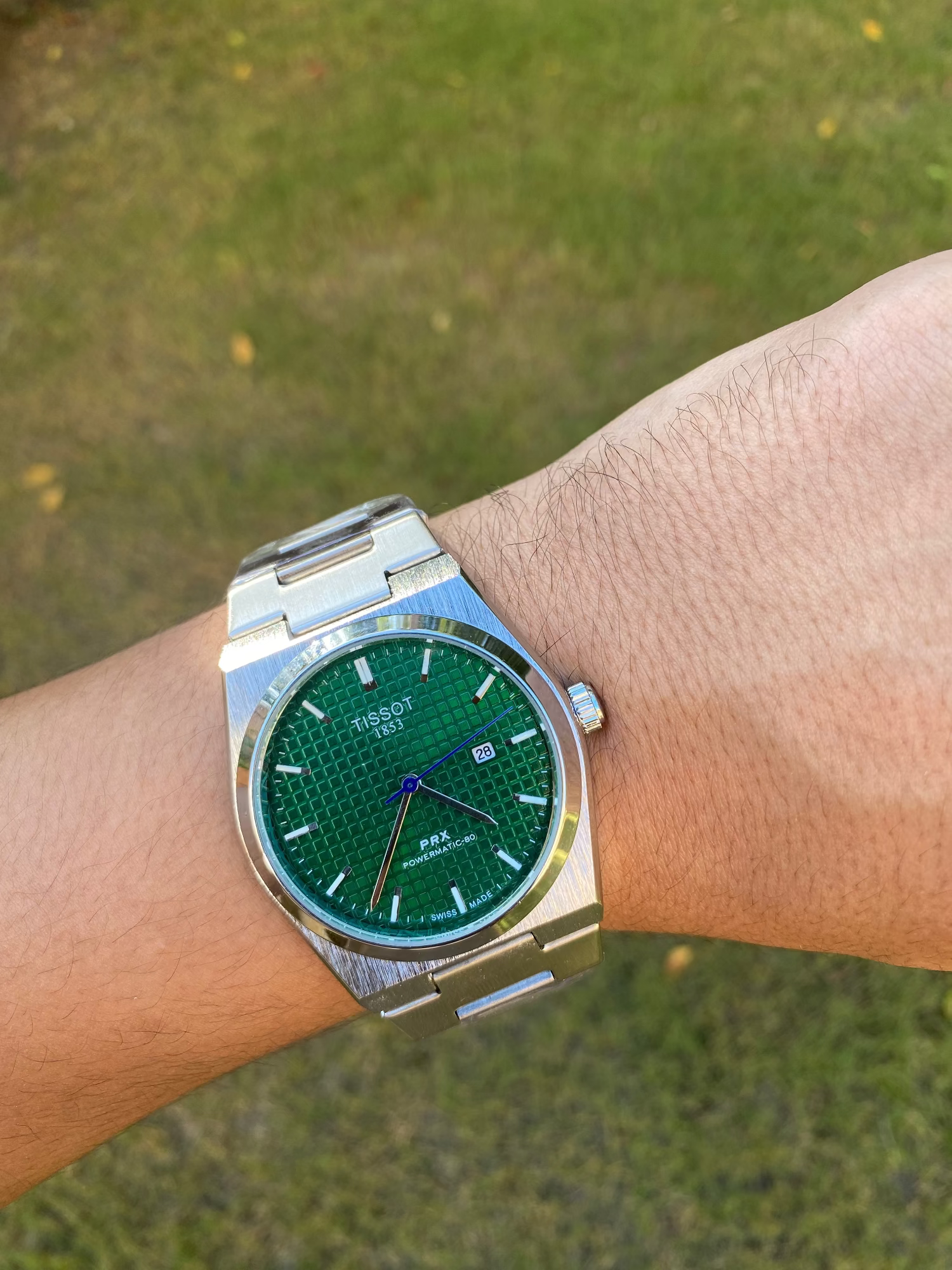 TISSOT green dial