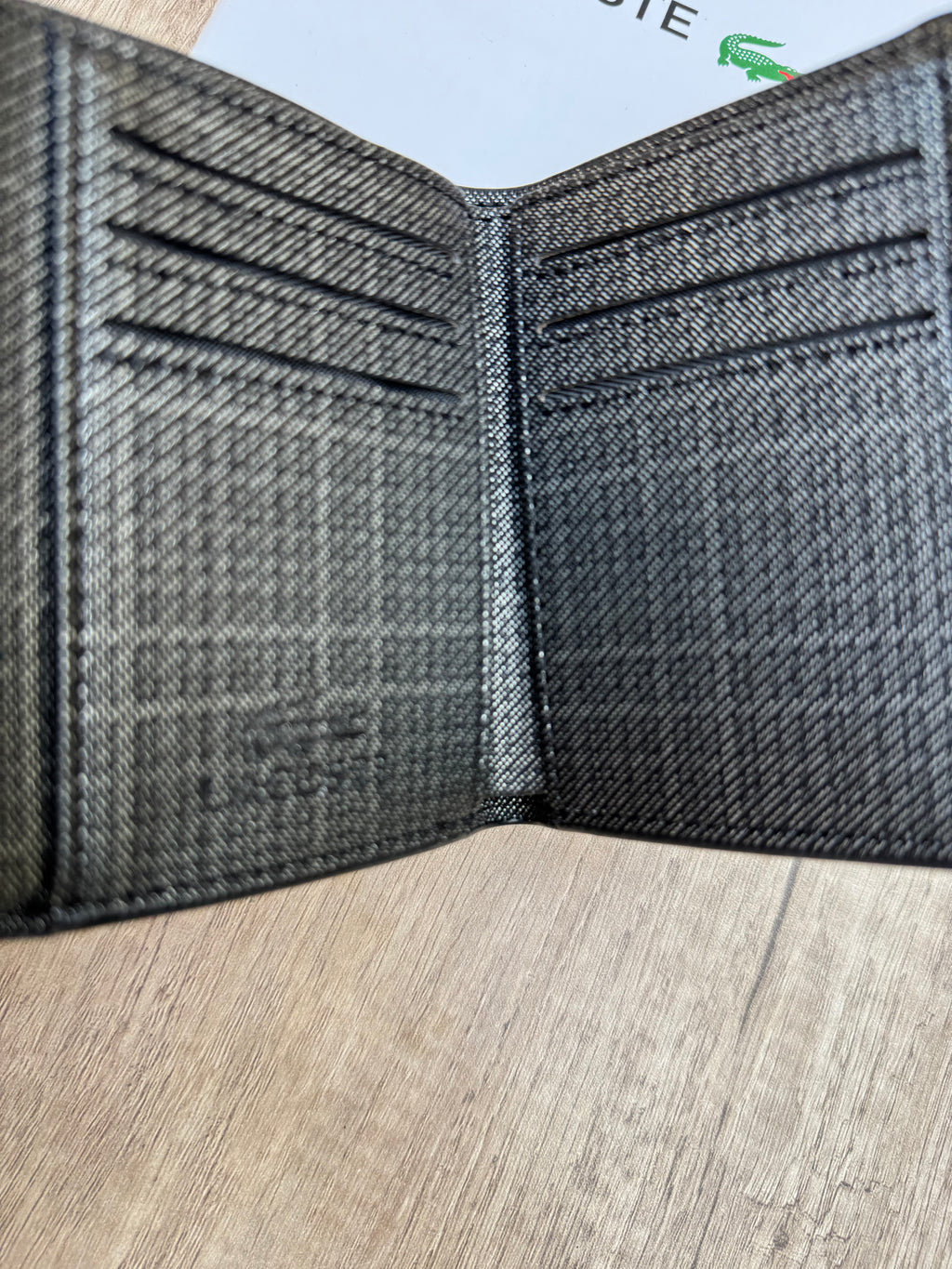 LACOSTE WALLET v1 Dark grey