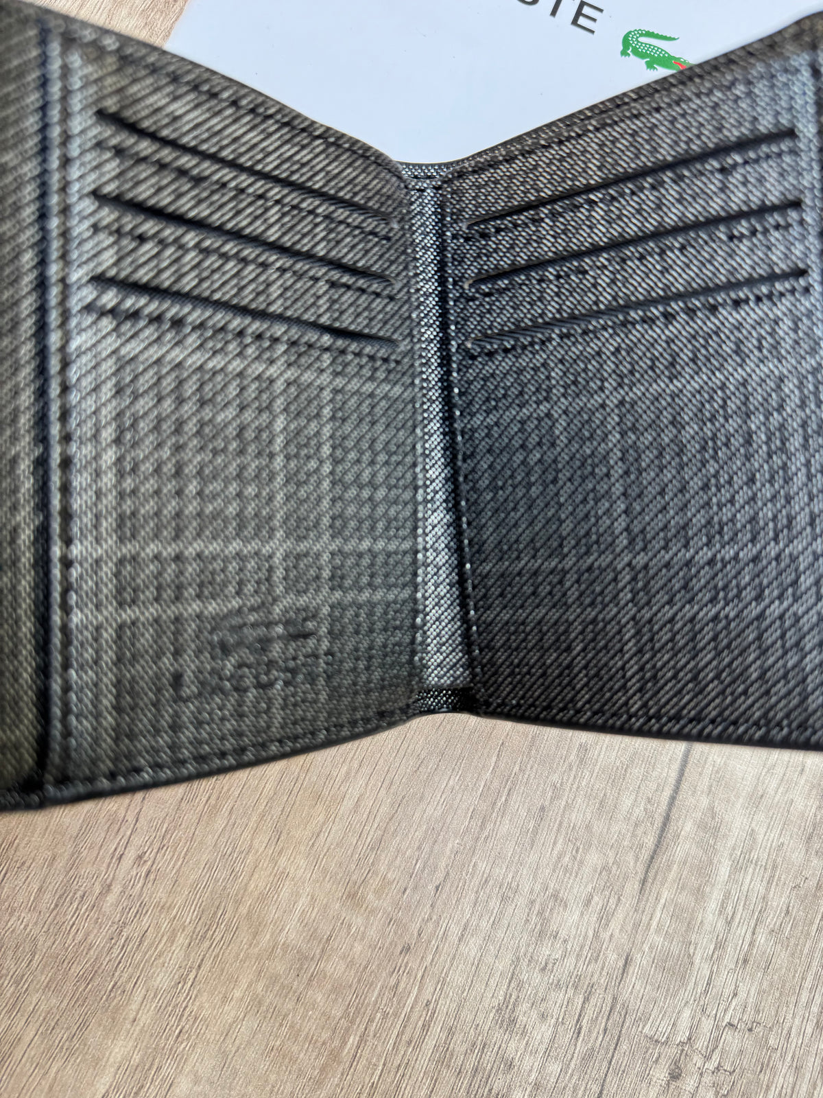 LACOSTE WALLET v1 Dark grey
