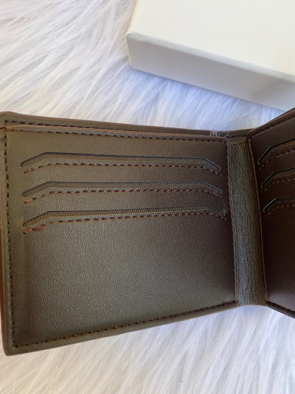 CK DARK BROWN WALLET