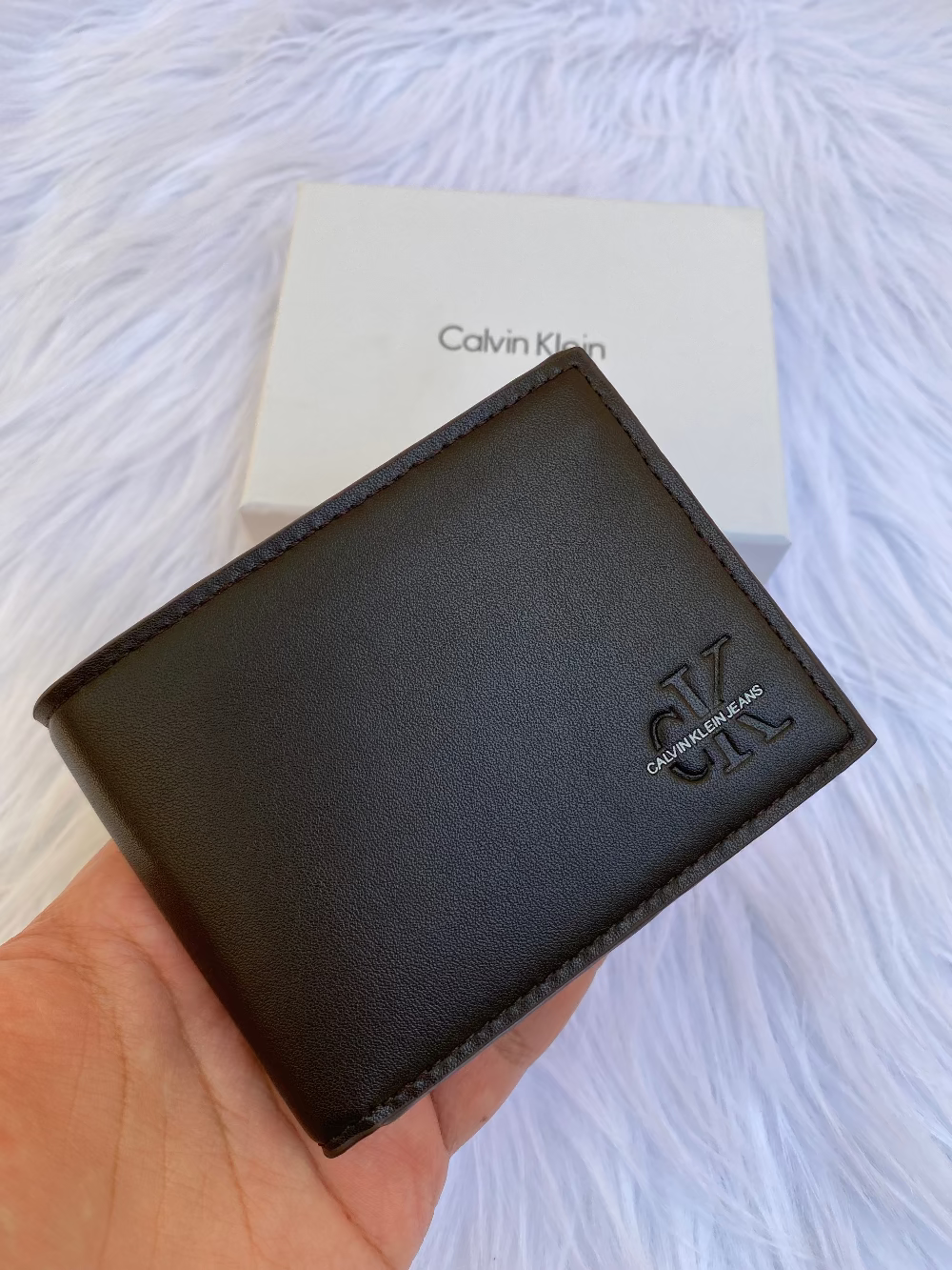 CK DARK BROWN WALLET