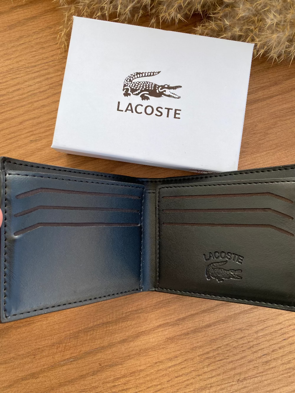 LACOSTE BLACK WALLET