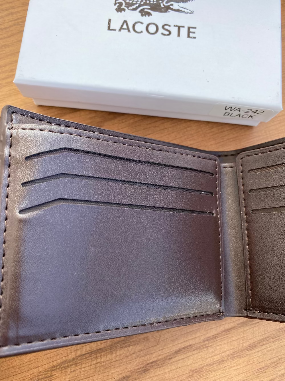 LACOSTE BROWN WALLET
