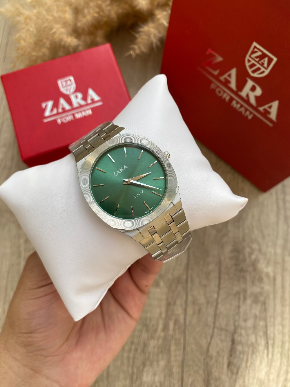 Zara Watch Green Dial