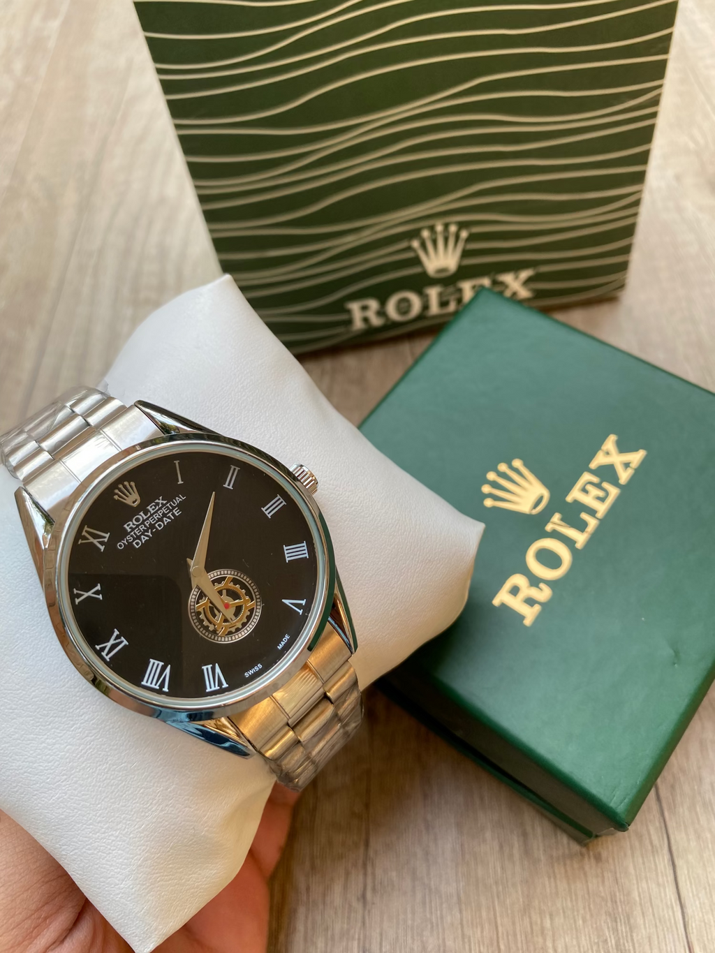 ROLEX BLACK DIAL