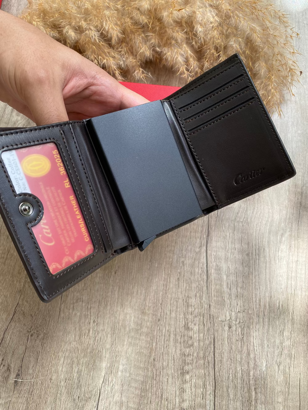 Cartier Wallet With metal card