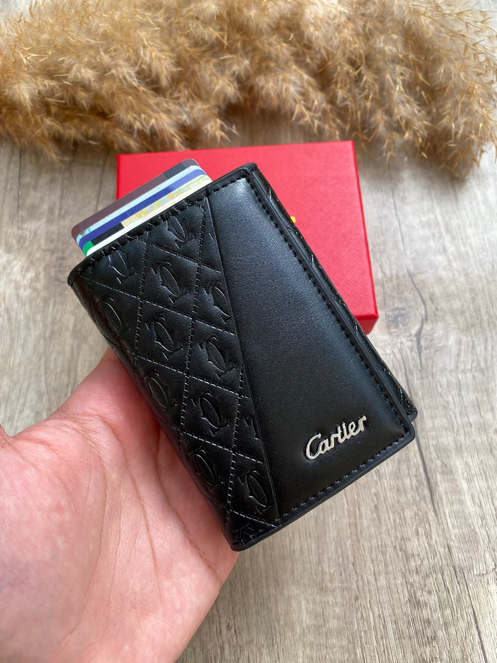 Cartier Wallet With Metal card