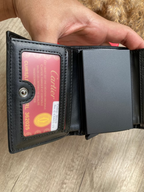 Cartier Wallet With Metal card