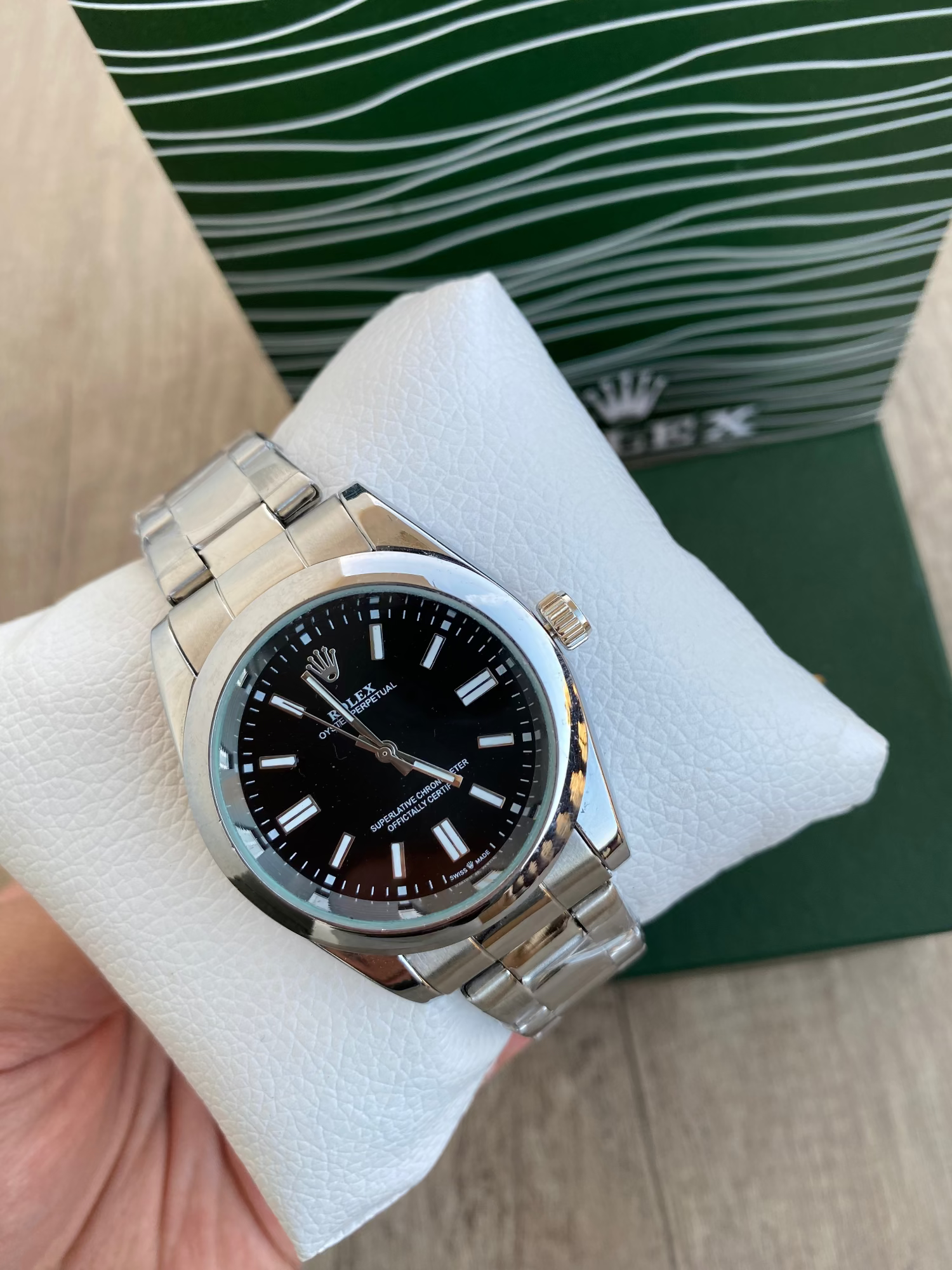 ROLEX BLACK DIAL