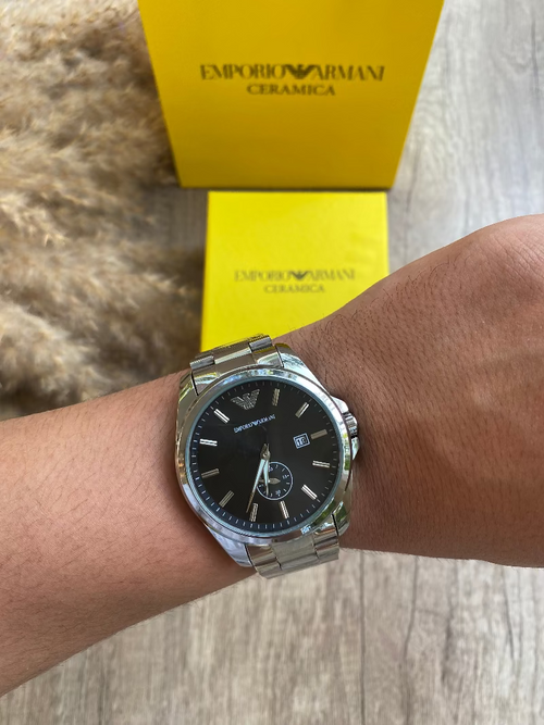 ARMANI BLACK DIAL
