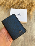 LACOSTE WALLET WITH METAL CARD