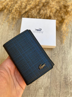 LACOSTE WALLET WITH METAL CARD