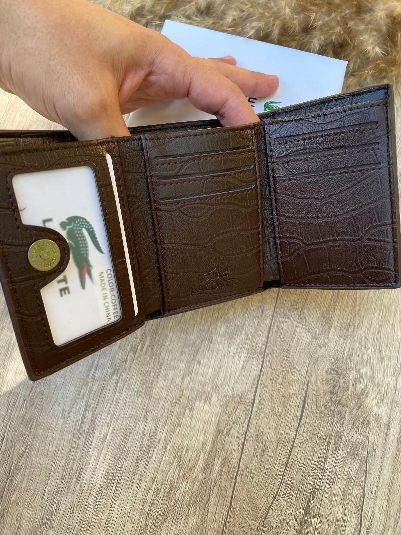 LACOSTE CROCO WALLET