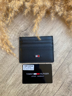 TOMMY BLACK CARD HOLDER