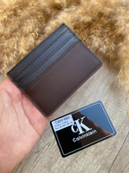 CK BROWN CARD HOLDER