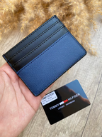 TOMMY NAVY CARD HOLDER