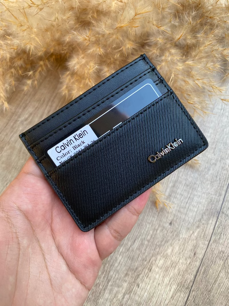 CK BLACK CARD HOLDER