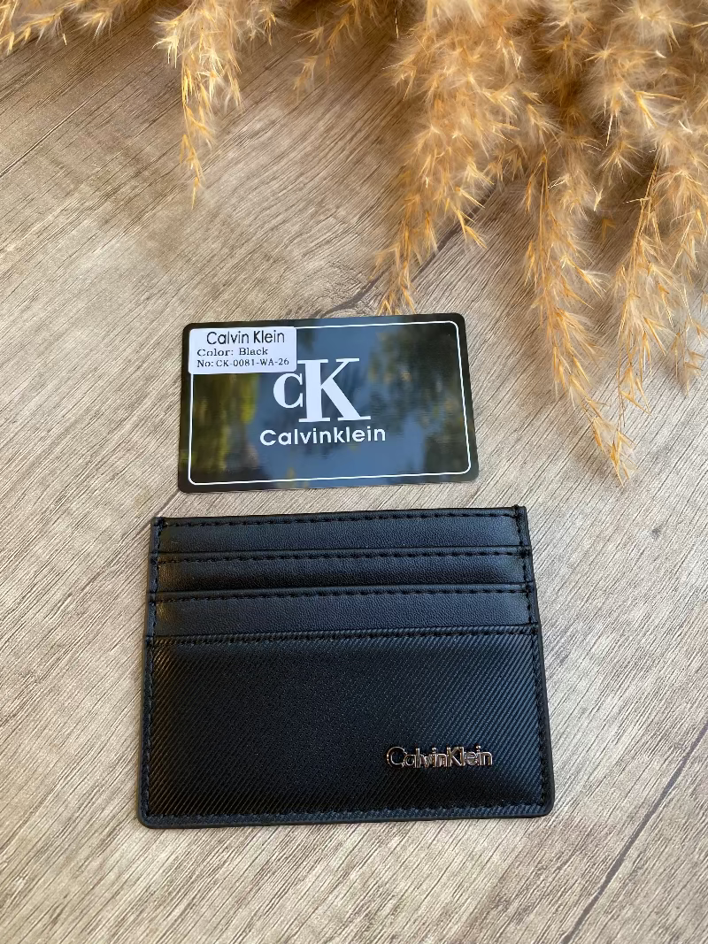CK BLACK CARD HOLDER