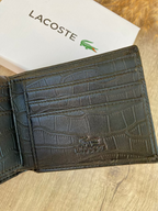 lacoste croco wallet