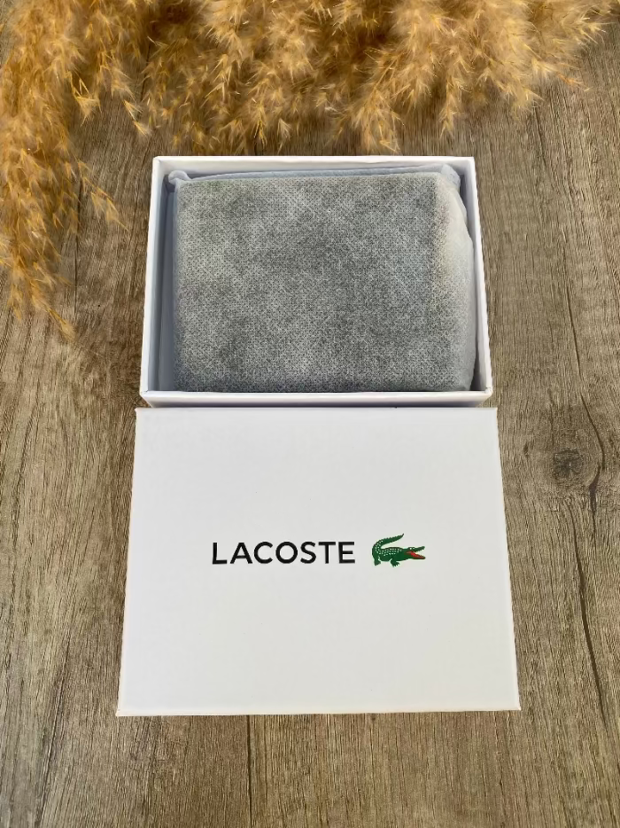 lacoste croco wallet